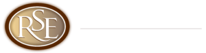 RSE dental practice logo in oval bronze frame for Katy dentistry website